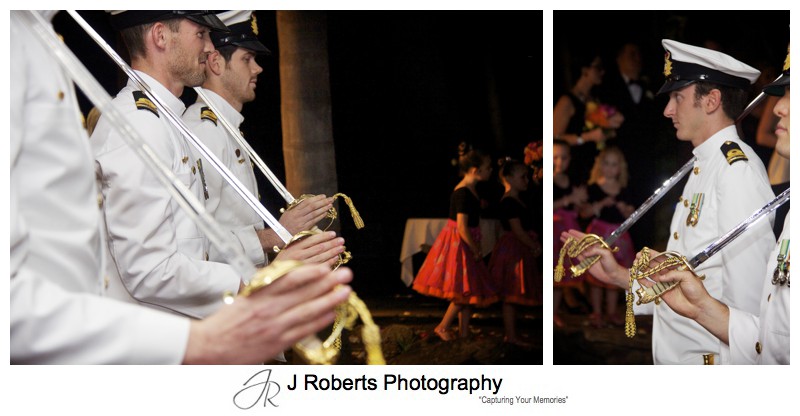 Royal Australian Navy Honour Guard for Wedding - sydney wedding photography 